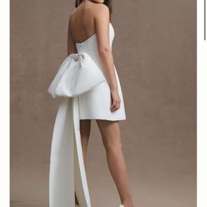 Sachin and Babi Grace Back-Bow Strapless Dress